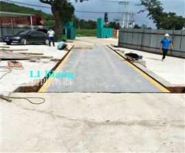 湖北荊州市100噸建筑工地電子地上衡