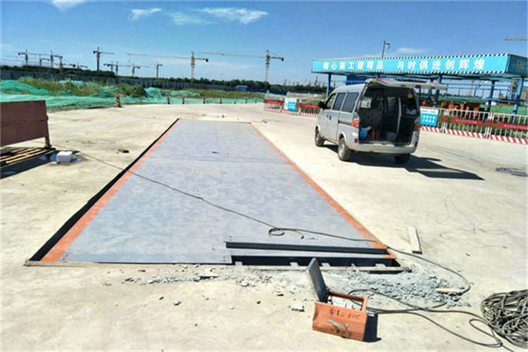 武漢市二手電子平臺秤3x10m50噸地磅安裝方法