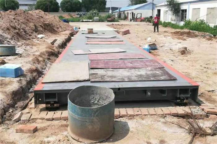 150噸大型地磅基礎存在的隱患分析